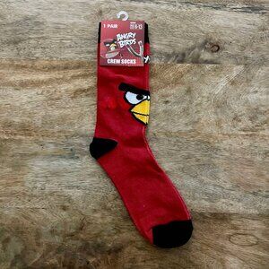 5/$20 NEW Adult Angry Birds Red Socks